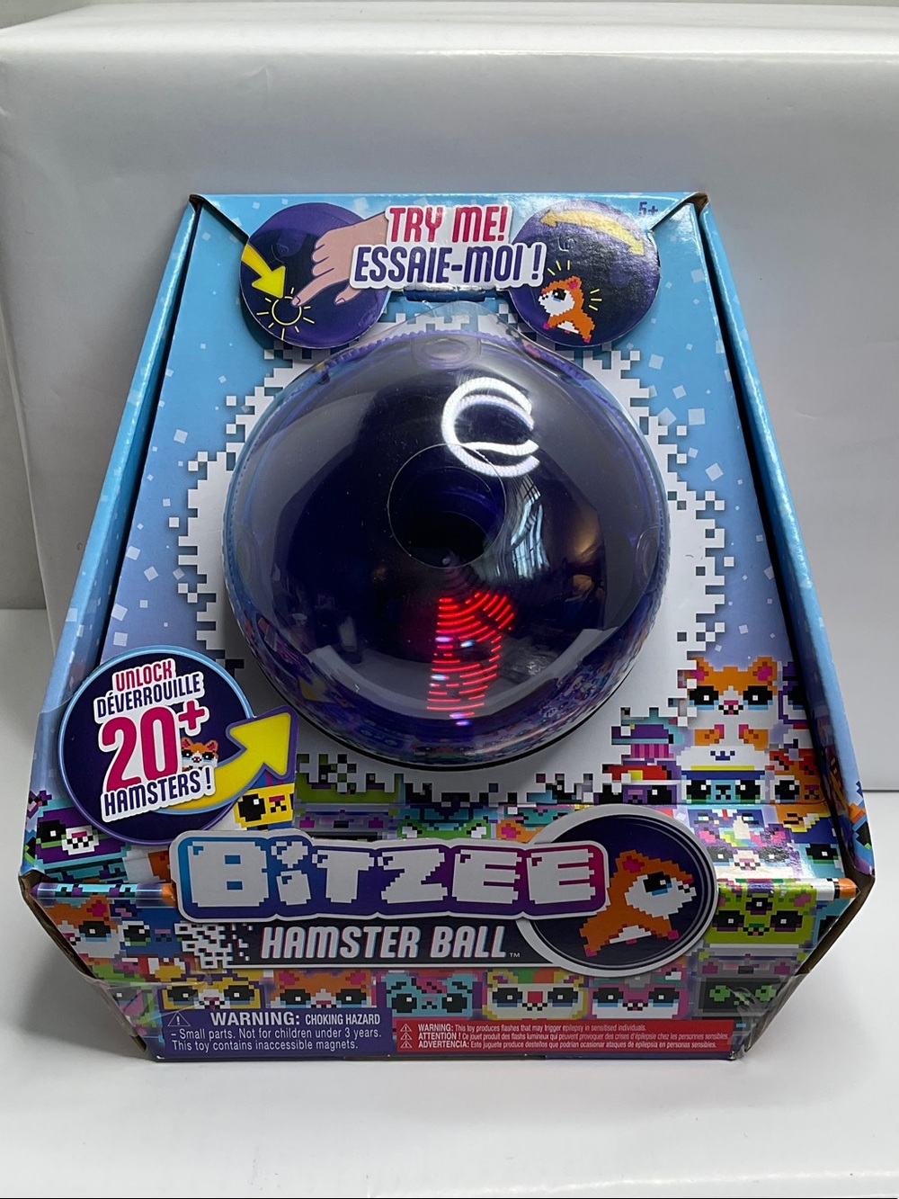 Hamster Ball Toy - Purple Interactive Kids Plush Companion (38)